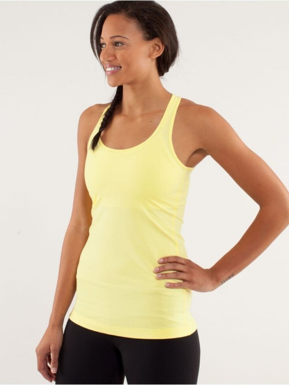 Lululemon Cool Racerback Mellow Lemon - Picture 3 of 10